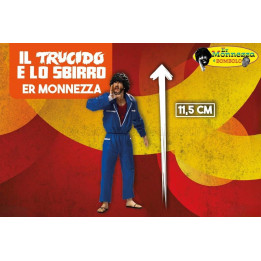 INFINITE STATUE FIGURES ER MONNEZZA E BOMBOLO - IL TRUCIDO E LO SBIRRO - BLUE 1/18