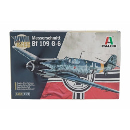 ITALERI MASSERSCHMITT BF 109 G-6 MILITARY AIRPLANE 1936 1/72