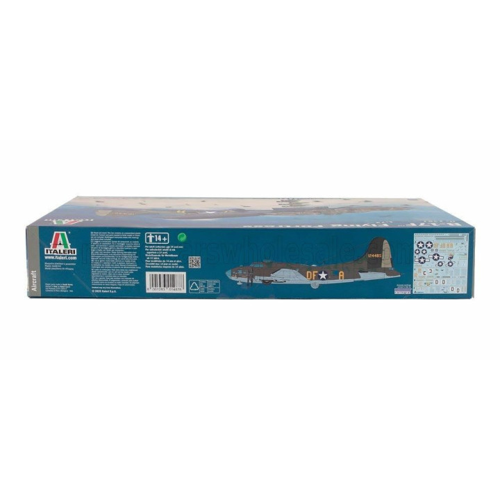 ITALERI BOEING B-17F FLYING FORTRESS MILITARY AIRPLANE 1930 1/72