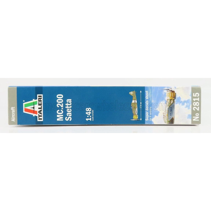 ITALERI AERMACCHI MC.200 SAETTA AIRPLANE MILITARY 1/48