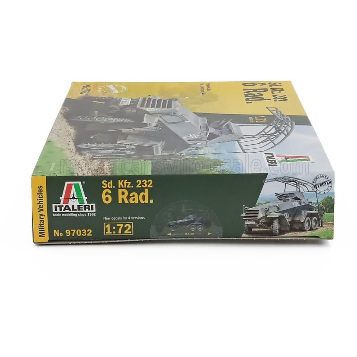 ITALERI TANK 6 RAD. TRUCK MILITARY SD. KFZ. 232 1942 1/72