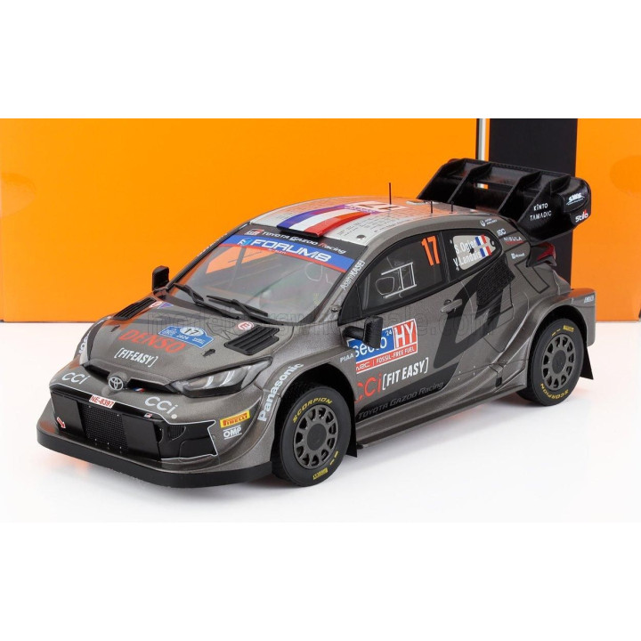 IXO MODELS TOYOTA YARIS GR RALLY1 TEAM TOYOTA GAZOO RACING WRT N 17 WINNER RALLY FINLAND 2024 SEBASTIEN OGIER - VINCENT LANDAIS 