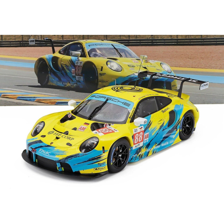 IXO MODELS PORSCHE 911 991 RSR-19 4.2L TEAM DEMPSEY PROTON RACING N 88 24h LE MANS 2022 FRED POORDAD - MAXWELL ROOT - JAN HEYLEN