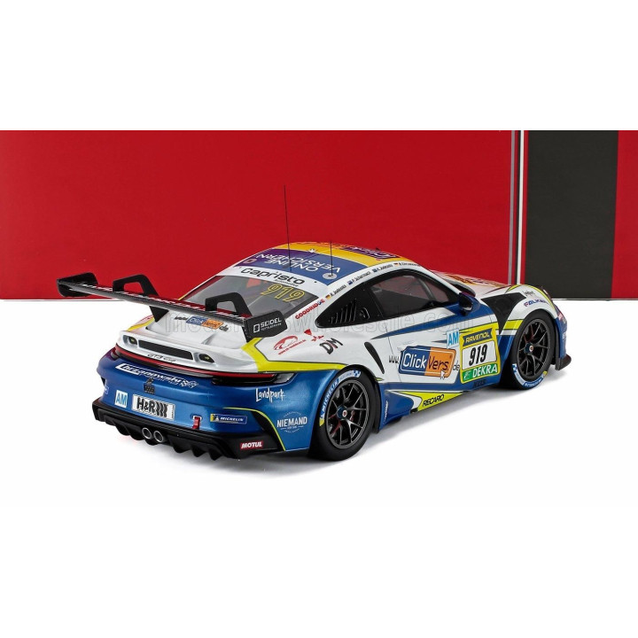 IXO MODELS PORSCHE 911 992 GT3 CUP TEAM CLICKVERSICHERUNG.DE N 919 24h NURBURGRING 2025 ROBIN CHRZANOWSKI - KERSTEN JODEXNIS - R