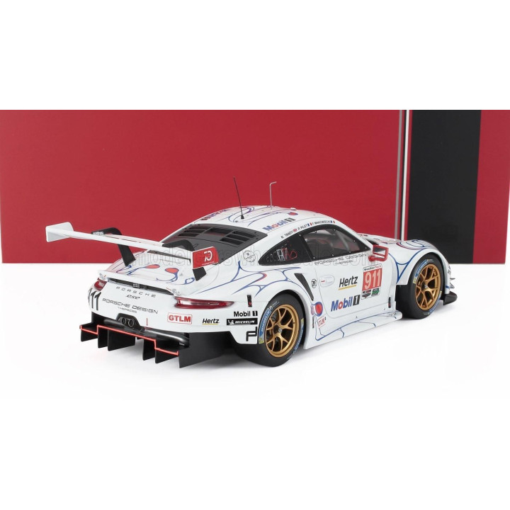 IXO MODELS PORSCHE 911 991 RSR TEAM PORSCHE GT N 911 WINNER GTLM CLASS PETIT LE MANS 2018 PATRICK PILET - NICK TANDY - FREDERIC 