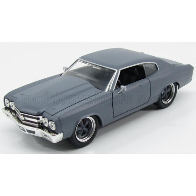 JADA CHEVROLET DOM'S CHEVELLE 454SS 1970 - FAST & FURIOUS  IV (2009) - SOLO PARTI ORIGINALI - ORIGINAL PARTS - PRIMER MATT GREY 