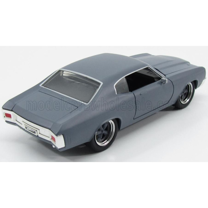 JADA CHEVROLET DOM'S CHEVELLE 454SS 1970 - FAST & FURIOUS  IV (2009) - SOLO PARTI ORIGINALI - ORIGINAL PARTS - PRIMER MATT GREY 