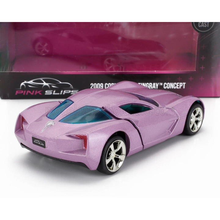JADA CHEVROLET CORVETTE STINGRAY CONCEPT COUPE 2009 - PINK MET 1/32