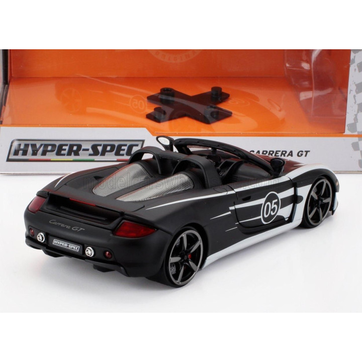 JADA PORSCHE GT CARRERA N 05 2001 - BLACK WHITE 1/24