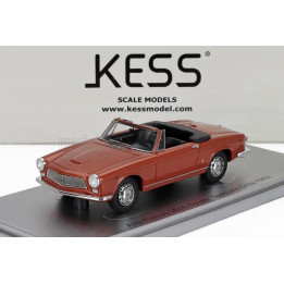 KESS MODEL ALFA ROMEO 2600 SPIDER CABRIOLET OPEN SPECIALE GHIA 1962 - COPPER MET 1/43