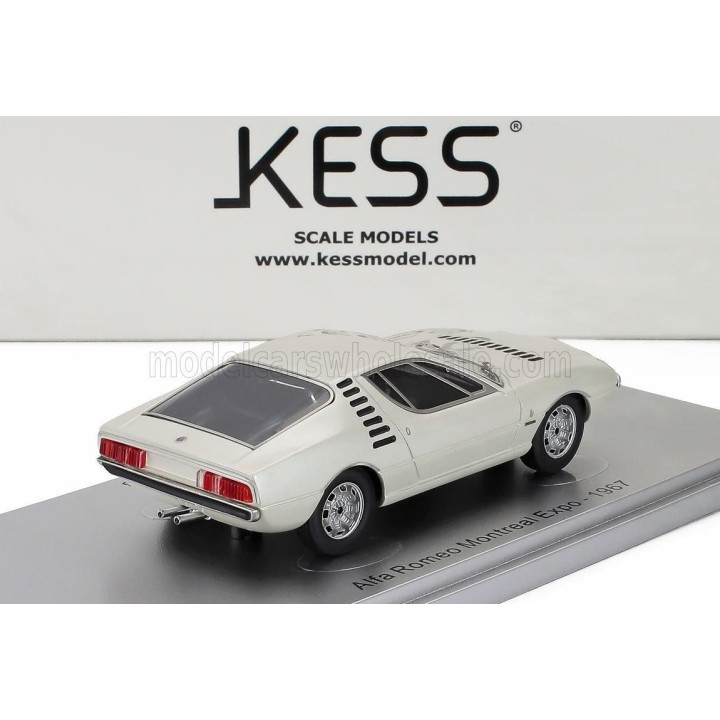 KESS MODEL ALFA ROMEO MONTREAL EXPO 1967 - WHITE 1/43