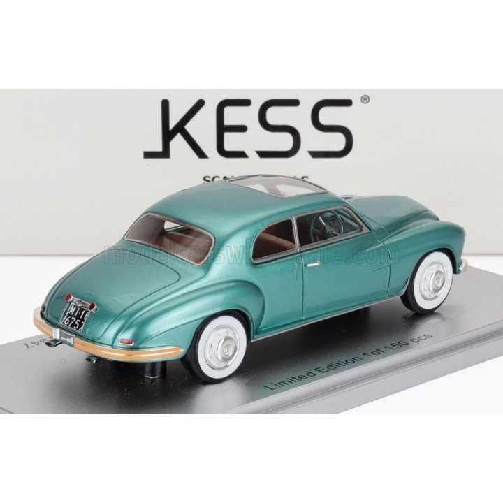 KESS MODEL ISOTTA FRASCHINI 8C MONTEROSA COUPE TOURING OPEN ROOF 1947 - GREEN 1/43