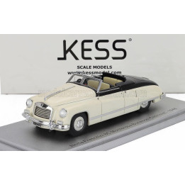 KESS MODEL ISOTTA FRASCHINI 8C MONTEROSA BONESCHI CABRIOLET OPEN 1948 - IVORY BLUE 1/43
