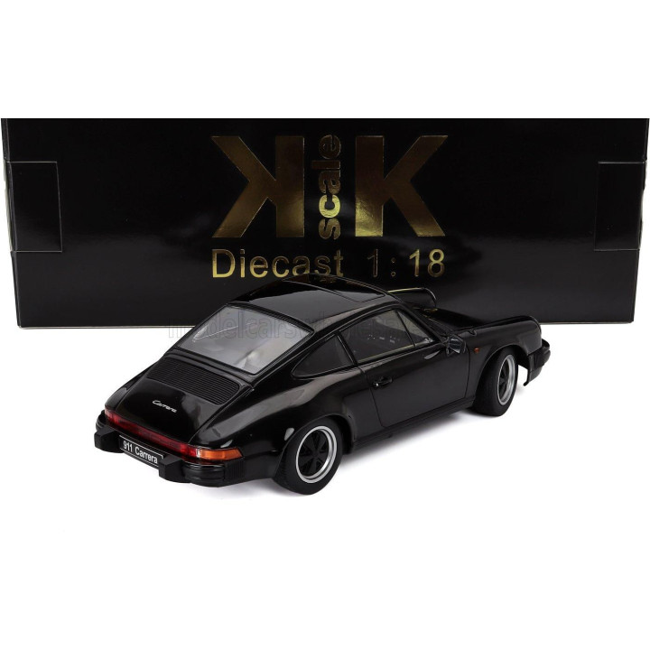 KK SCALE PORSCHE 911 CARRERA COUPE 1983 - BLACK 1/18
