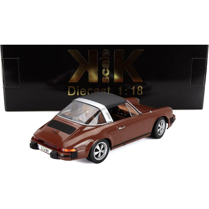 KK SCALE PORSCHE 911 SC TARGA 1975 - BROWN 1/18