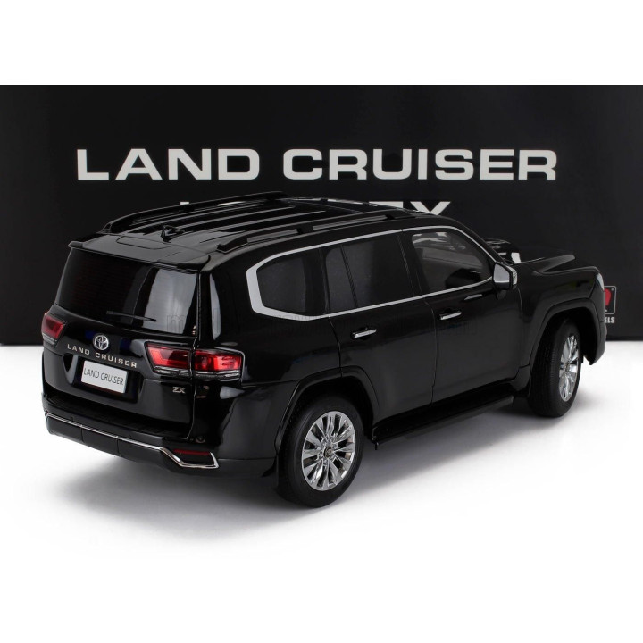 LCD MODEL TOYOTA LAND CRUISER 300-ZX 2024 - BLACK 1/18