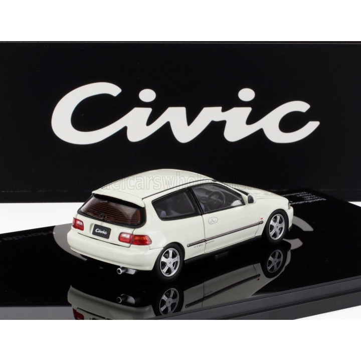 LCD MODEL HONDA CIVIC SIR II EG6 VTEC 1993 - WHITE 1/43