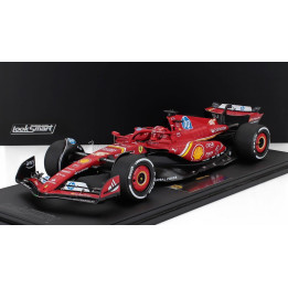 LOOKSMART FERRARI F1  SF-24 TEAM SCUDERIA FERRARI N 16 WINNER AUSTIN USA GP 2024 CHARLES LECLERC - CON VETRINA - WITH SHOWCASE -