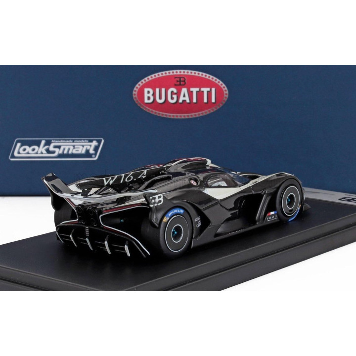 LOOKSMART BUGATTI BOLIDE W16.4 8.0 FOUR-TURBO 1850hp 500km/h 2024 - QUARTZ WHITE 1/43