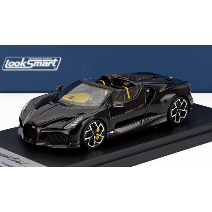 LOOKSMART BUGATTI MISTRAL W16 2023 - BLACK 1/43