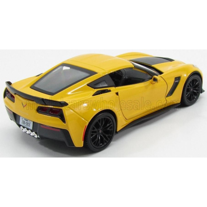 MAISTO CHEVROLET CORVETTE Z06 C7 COUPE 2014 - YELLOW 1/24