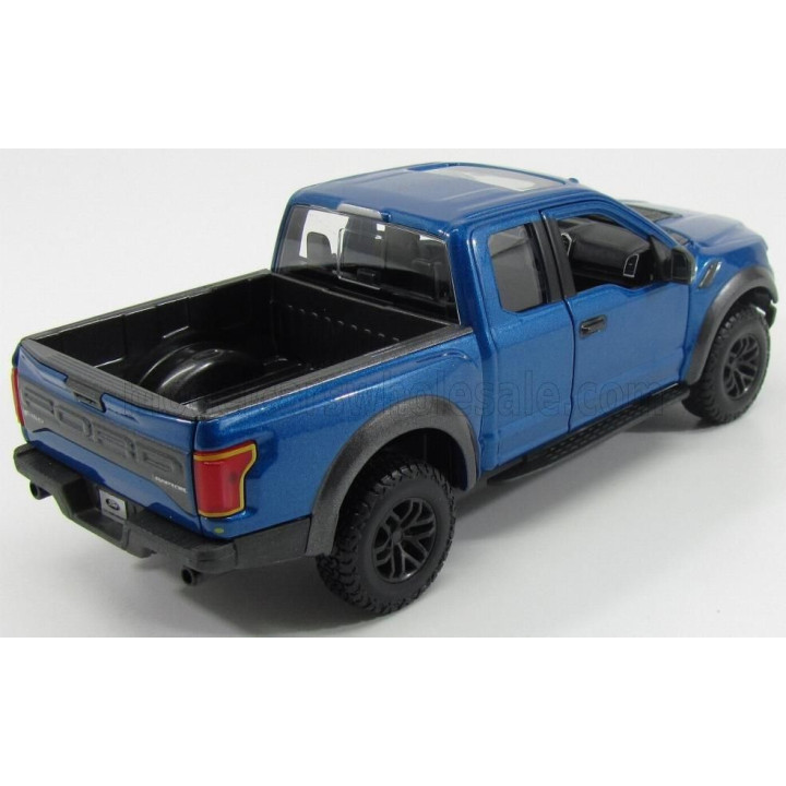 MAISTO FORD USA F-150 RAPTOR PICK-UP 2017 - BLUE MET 1/24
