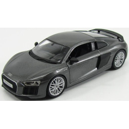 MAISTO AUDI R8 V10 PLUS COUPE 2015 - GREY MET CARBON 1/24
