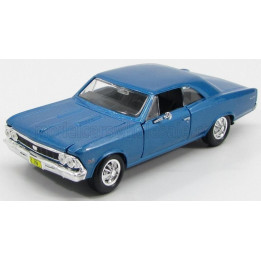 MAISTO CHEVROLET CHEVELLE SS 396 1966 - BLUE MET 1/24