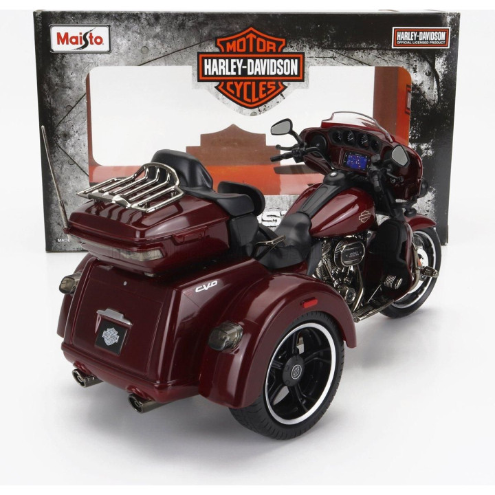 MAISTO HARLEY DAVIDSON CVO TRI GLIDE 2021 - RED MET 1/12