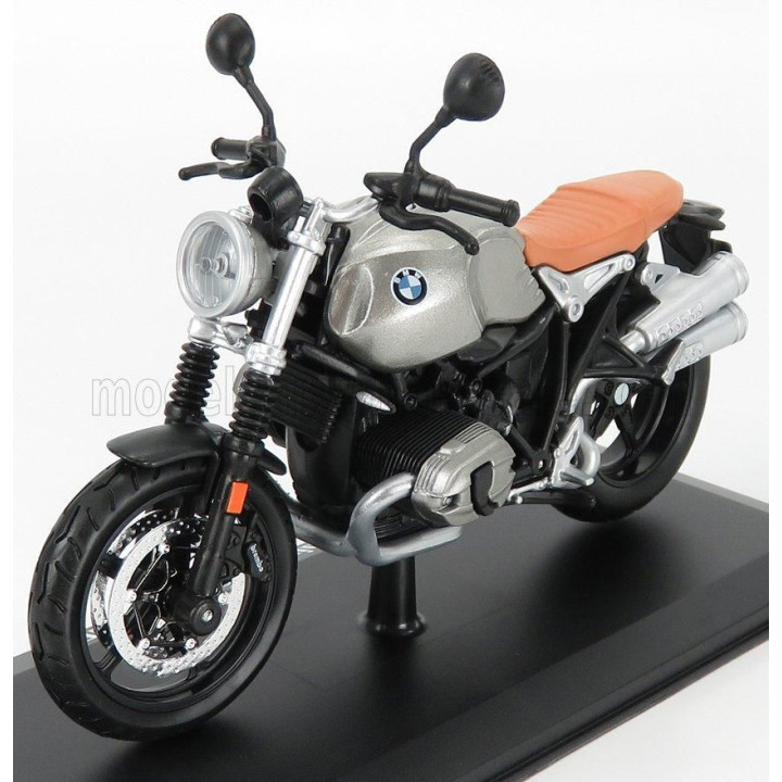 MAISTO BMW SCRAMBLER R nineT 2014 - SILVER BLACK 1/12