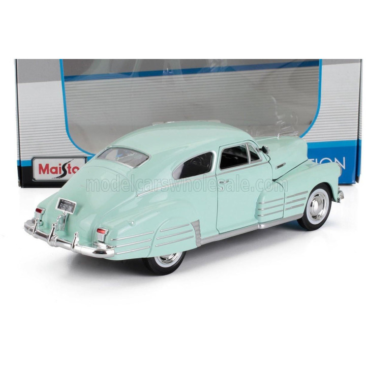 MAISTO CHEVROLET CHEVY FLEETLINE AEROSEDAN 1948 - LIGHT BLUE 1/24