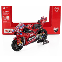 MAISTO DUCATI DESMOSEDICI GP24 TEAM LENOVO N 23 MOTOGP SEASON 2024 ENEA BASTIANINI - RED 1/18