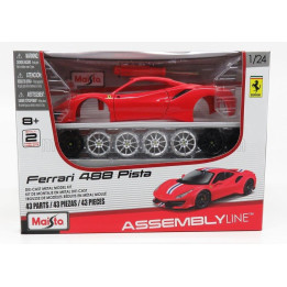 MAISTO FERRARI 488 PISTA 2018 - RED 1/24