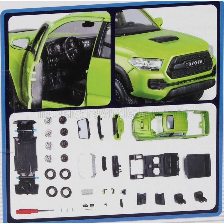 MAISTO TOYOTA TACOMA PICK-UP 2021 - LIGHT GREEN MET 1/24