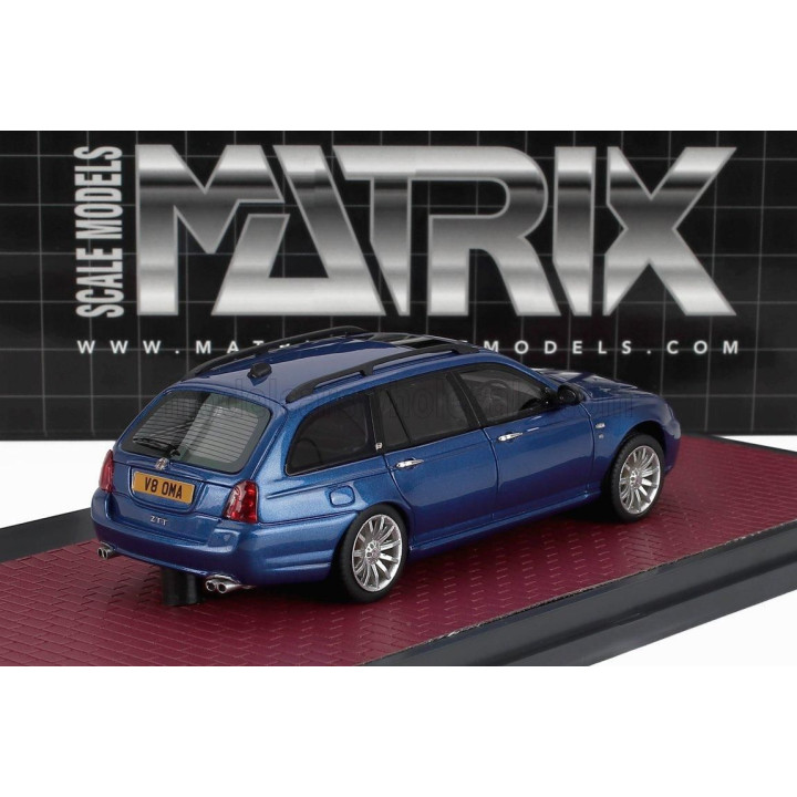 MATRIX SCALE MODELS MG ZT-T 260 V8 SW STATION WAGON 2005 - BLUE MET 1/43
