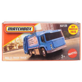 MATTEL HOT WHEELS TRUCK MBX EV TRUCK TRASPORTO RACCOLTA RIFIUTI URBANI 2-ASSI 2012 - BLUE 1/64