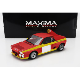 MAXIMA ABARTH SE030 PININFARINA PRESS 1974 - MATT RED YELLOW 1/18