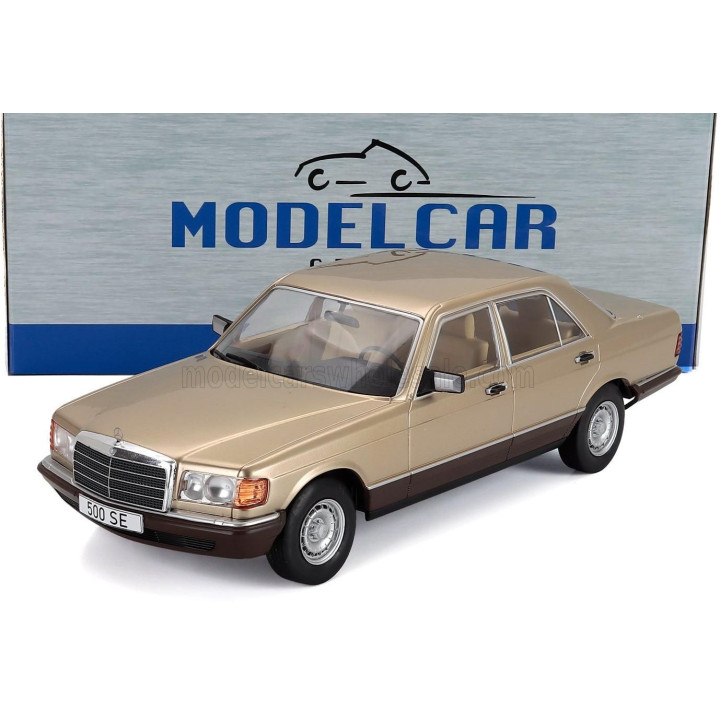 MCG MERCEDES BENZ S-CLASS (W126) 1979 - BEIGE MET 1/18