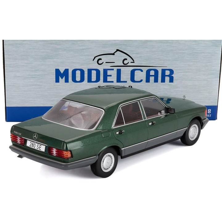 MCG MERCEDES BENZ S-CLASS (W126) 1979 - DARK GREEN MET 1/18