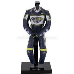 MICROART RACING DAINESE RACING SUIT - TUTA - VALENTINO ROSSI VR46 - RANCH TAVULLIA - TRUE TO ORIGINAL WITH ZIP CLOSURE (RACING S