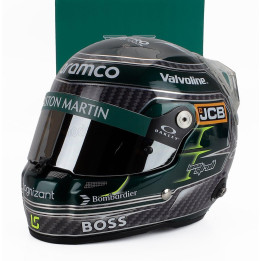 MINI HELMET STILO CASCO HELMET F1 LANCE STROLL TEAM ASTON MARTIN ARAMCO COGNIZANT N 18 SEASON 2024 - GREEN 1/2