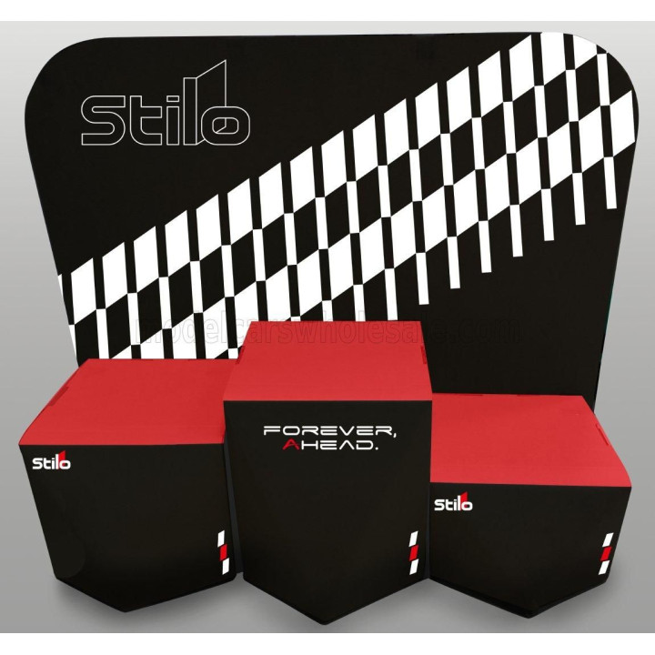 MINI HELMET STILO PODIO F1 CASCO HELMET PER VINCITORI A 3 GRADINI - 3-STEP PODIUM - FIRST - SECOND - THIRD - Lungh.LENGHT cm 60.