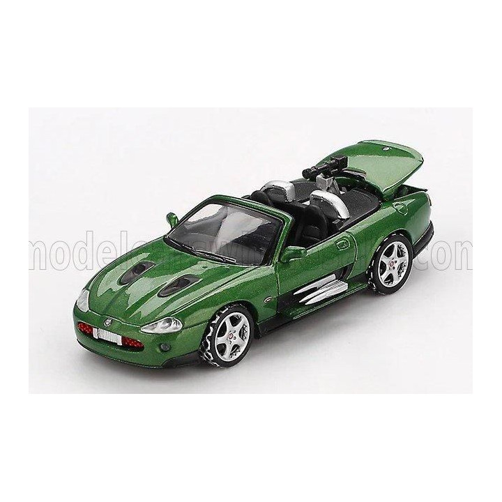 MINI GT JAGUAR XKR SPIDER OPEN 2002 - JAMES BOND 007 - DIE ANOTHER DAY - LA MORTE PUO' ATTENDERE - CHINESE BLISTER PACKAGING - G