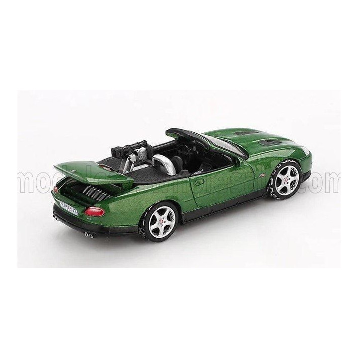MINI GT JAGUAR XKR SPIDER OPEN 2002 - JAMES BOND 007 - DIE ANOTHER DAY - LA MORTE PUO' ATTENDERE - CHINESE BLISTER PACKAGING - G