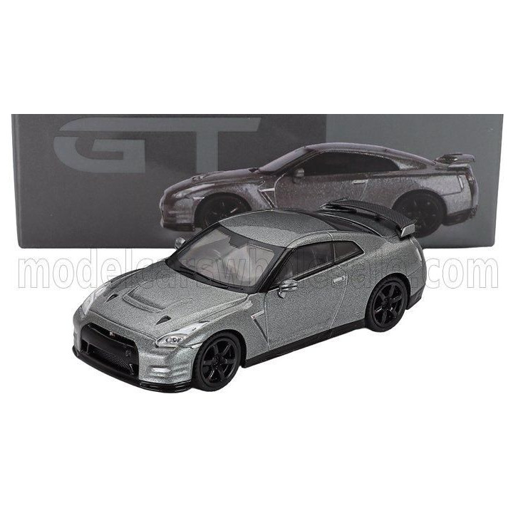 MINI GT NISSAN GTR R-35 CRS VERSION 2013 - DARK GREY MET 1/64
