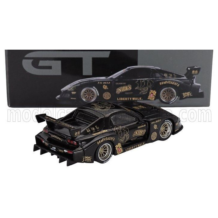 MINI GT MAZDA RX-7 (FD3S) N 00 LB SUPER SILHOUETTE FD-NILES 2024 - BLACK GOLD 1/64
