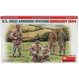 MINIART FIGURES CREW MILITARY AIRBONE DIVISION NORMANDY 1944 1/35