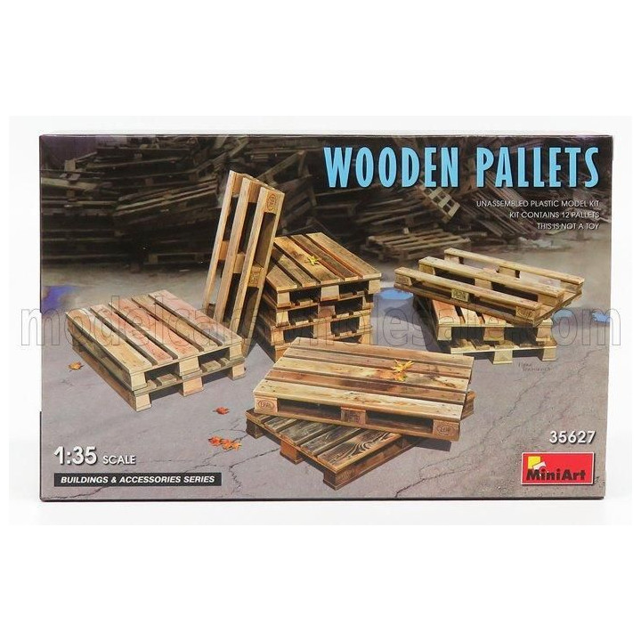 MINIART ACCESSORIES WOODEN PALLETS 1/35
