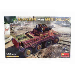 MINIART TANK SD.KFZ. 234 WITH MG151 DRILLING MILITARY 1945 1/35