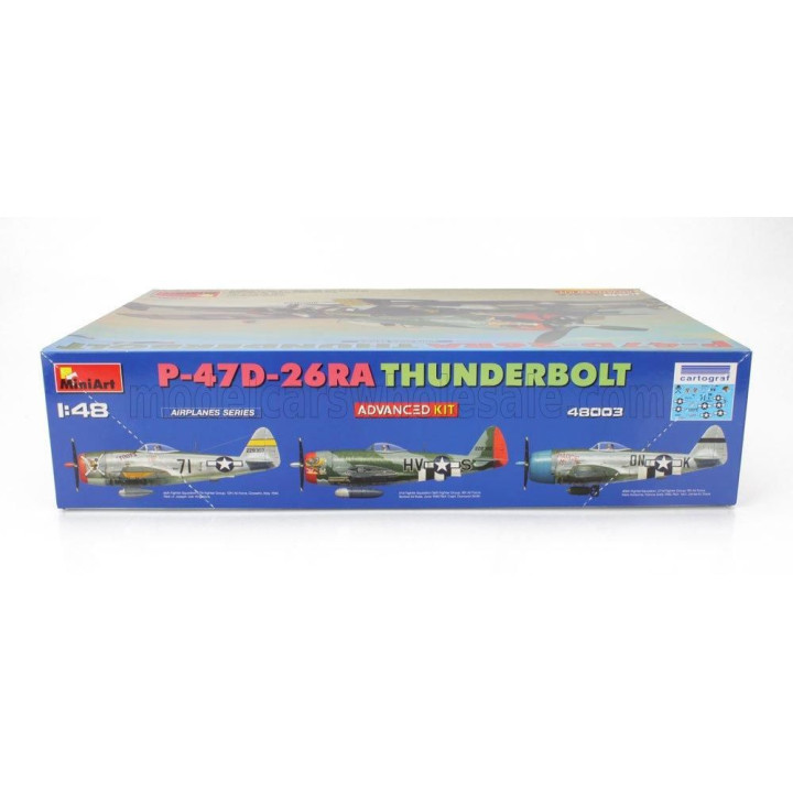 MINIART DRAGON WINGS P-47D-26RA THUNDERBOLT AIRPLANE MILITARY 1942 1/48